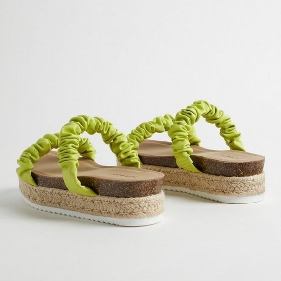 8 WW • Torrid • Double Band Espadrille Platform Slide - Extra Wide Width - Picture 4 of 5